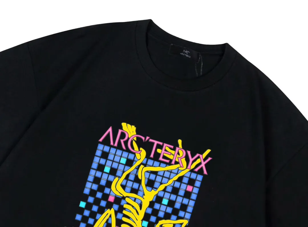 ARC TERYX 2025New Arrival logo Same Style t 100％ 32 ：Black Size：XS-L